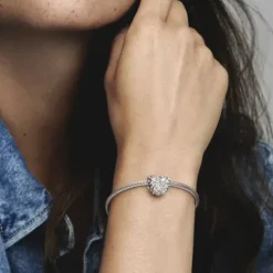 Pandora (Kette mit) Herz-Mum Gänseblümchen Herz Charm - 791155C01