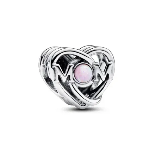 Pandora (Kette mit) Herz-Offen gearbeitetes Mama & Herz Charm - 793233C01