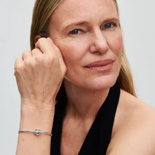 Pandora (Kette mit) Herz-Offen gearbeitetes Mama & Herz Charm - 793233C01