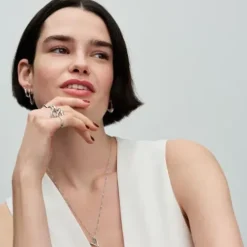 Pandora (Kette mit) Herz-Organisch Geformtes Herz Anhänger Halskette - 393272C00-70