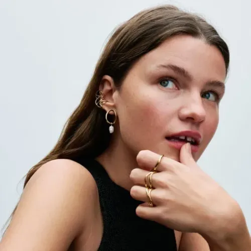 Pandora Ringe-Organisch Geformter Bandring - 163314C00