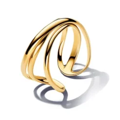 Pandora Ringe-Organisch Geformter Offener Dreifachband Ring - 163284C00