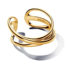 Pandora Ringe-Organisch Geformter Offener Dreifachband Ring - 163284C00