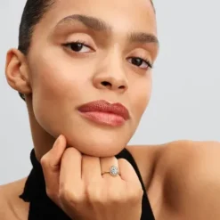 Pandora Ringe-Ovaler Funkelnder Strahlenkranz Ring - 163802C01