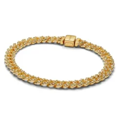 Pandora Armbänder-Pavé Cuban Gliederarmband - 563008C01