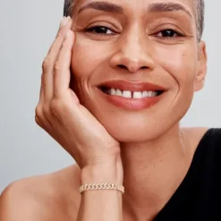 Pandora Armbänder-Pavé Cuban Gliederarmband - 563008C01