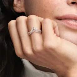 Pandora Ringe-Prinzessin Wishbone Ring - 187736CZ