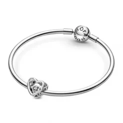 Pandora (Kette mit) Herz-Verschlungene Unendlichkeits Herzen Charm - 790800C00