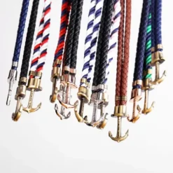 Paul Hewitt Armbänder-Anchor Bracelet Phrep Rose Gold Black - PH-PH-L-R-B