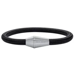 Paul Hewitt Armbänder-Bracelet Conic Silver Nylon Black