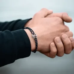 Paul Hewitt Armbänder-Bracelet Re/Brace Silver Black