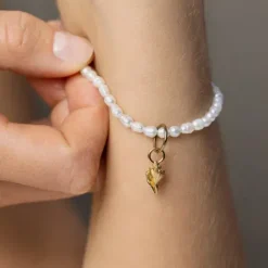 Paul Hewitt Armbänder-Charm Armkette Pearl Gold - PH-JE-0456