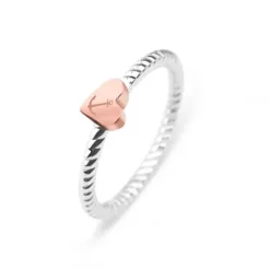 Paul Hewitt Ringe-Ring Anchor Love Rose Gold Silver - PH-FR-HRO-SR