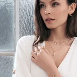 Paul Hewitt Ringe-Ring Rope Pearl Rose Gold - PH-FR-ROPE-R