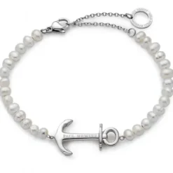 Paul Hewitt Armbänder-The Anchor Beads Armband Silber Pearl - PH-JE-0080