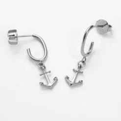 Paul Hewitt Ohrringe-The Anchor II Hoops Ohrring Silber - PH-JE-1245