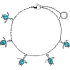 Paul Hewitt Armbänder-Turtle Armkette Aquamarine Silber - PH-JE-1579