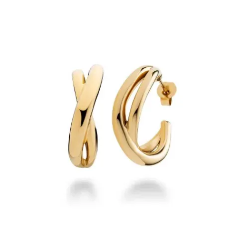 Paul Hewitt Ohrringe-Waves Ohrstecker Gold - PH-JE-0175