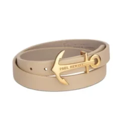 Paul Hewitt Armbänder-Wrap Bracelet North Bound Gold Hazelnut - PH-WB-G-22