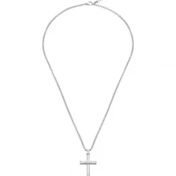 Police (Kette mit) Kreuz-Eden II Halskette - PEAGN0008901