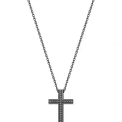 Police (Kette mit) Kreuz-Geometric Metal Halskette - PEAGN0001402