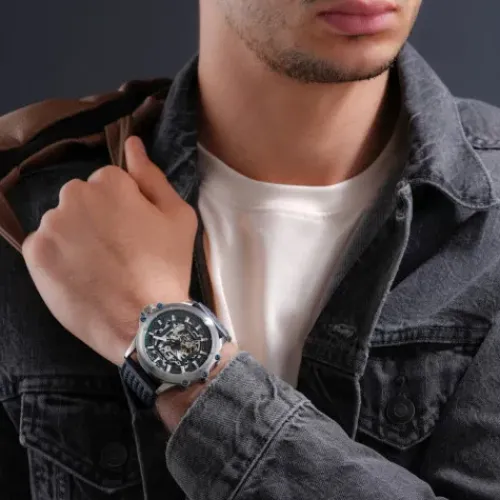 Police Lederarmband-Luang Automatic - PEWGE1601803