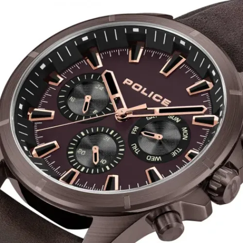 Police Lederarmband-Malawi - PEWJF0005802