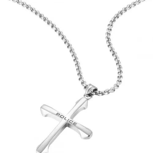 Police (Kette mit) Kreuz-Saint II Halskette - PEAGN0010001