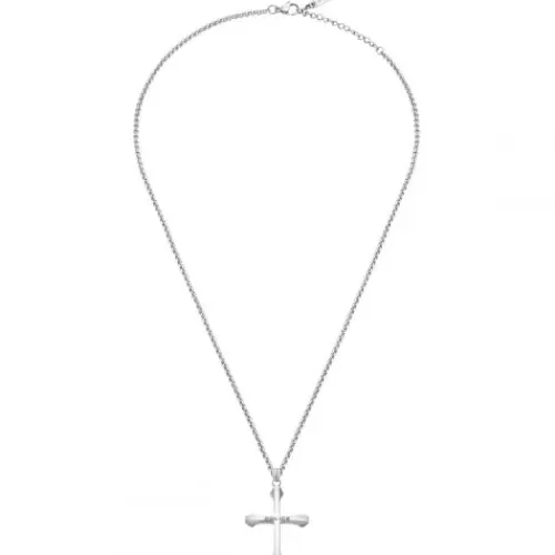Police (Kette mit) Kreuz-Saint II Halskette - PEAGN0010001