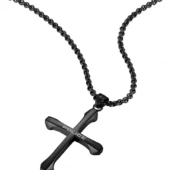 Police (Kette mit) Kreuz-Saint II Halskette - PEAGN0010003