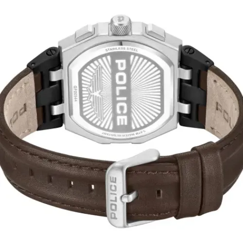 Police Lederarmband-Shield - PEWGF0054403