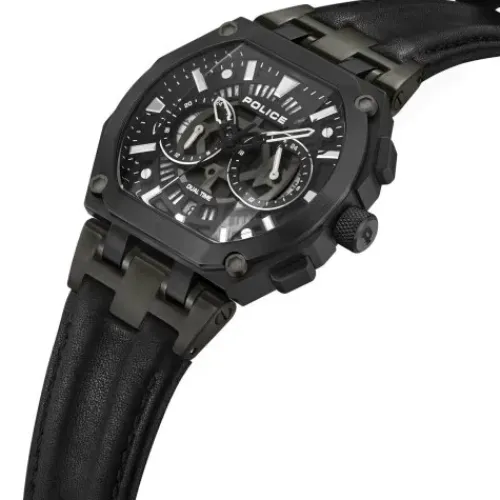 Police Lederarmband-Shield - PEWGF0054401