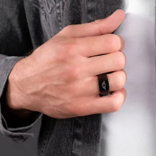 Police Ringe-Signet Ring Gun