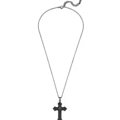 Police (Kette mit) Kreuz-Stoneset Halskette - PEAGN0036502