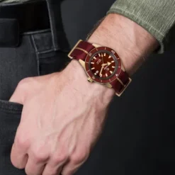 Rado Textilarmband (Nato)-Captain Cook Automatic Bronze - R32504407