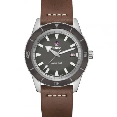 Rado Lederarmband-Captain Cook Automatic - R32505019