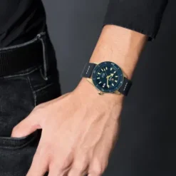 Rado Lederarmband-Captain Cook Automatic Bronze - R32504205