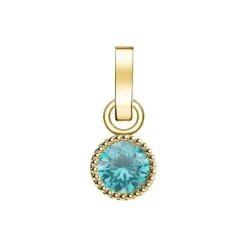 Rosefield Anhänger-Birthstone March Anhänger - PE-Gold-Mar