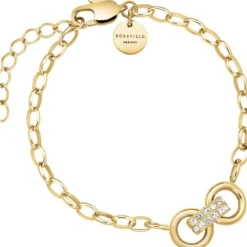 Rosefield Armbänder-Bow Link Studs Gold Armband - JBBSG-J899