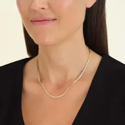 Rosefield Halsketten-Snake Halskette Gold Halskette - JTNFS3G-J379