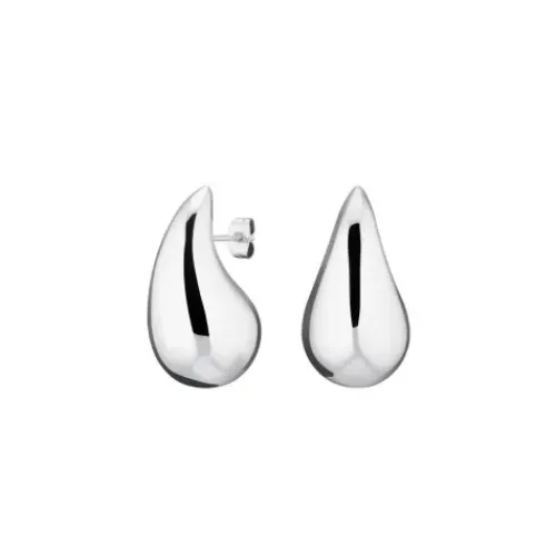 Rosefield Ohrringe-Teardrop Silver Ohrringe - JETDS-J932