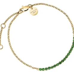 Rosefield Armbänder-Tennis Emerald Gold Armband - JBTEG-J908
