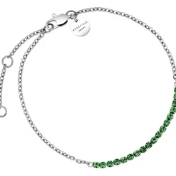 Rosefield Armbänder-Tennis Emerald Silver Armband - JBTES-J914