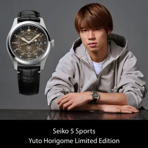 Seiko Lederarmband-5 Sports Automatic Yuto Horigome Limited Edition - SRPL31K1
