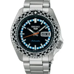 Seiko Metallarmband-5 Sports Checker Flag Special Edition - SRPK67K1