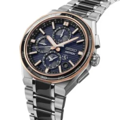 Seiko Metallarmband-Astron GPS Solar Dual Time Chronograph - SSH180J1