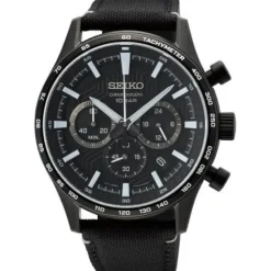 Seiko Textilarmband (Nato)-Chronograph - SSB417P1
