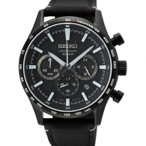 Seiko Textilarmband (Nato)-Chronograph - SSB417P1