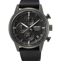 Seiko Silikonarmband-Chronograph - SSB393P1