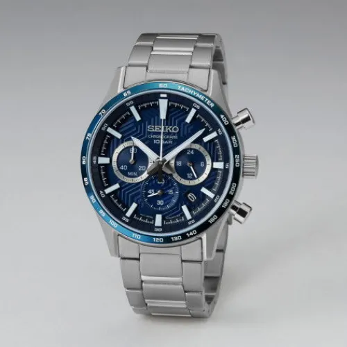 Seiko Metallarmband-Chronograph - SSB445P1
